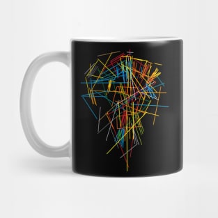 Abstract Futurism Pattern Mug